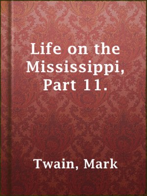 cover image of Life on the Mississippi, Part 11.